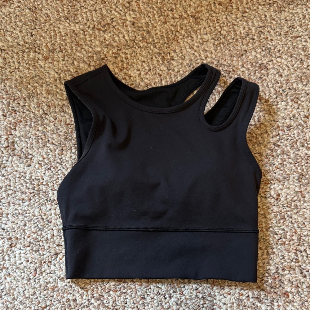 Black Workout Bra Top Lululemon